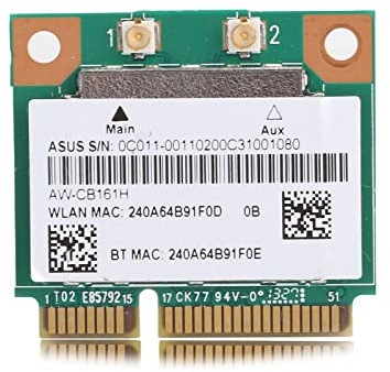 Módulo WiFi, Mini PCI-E 2.4/5.0GHz Bluetooth 4.0 AW-CB161H 433Mbps 802.11a / b/g/n/AC RTL8821AE, Tarjeta de Red inalámbrica para la mayoría de Loptop