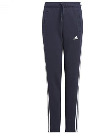 adidas Niñas Essentials 3-Stripes Pants, Legend Ink/White, 7-8 Years