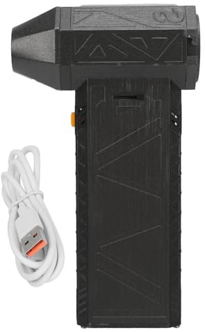 Jet Dry Gebläse, 130000 U/min Power Fan Gebläse, Tragbarer und wiederaufladbarer elektrischer Luftstaubwedel für Autoreinigung Camping im Freien