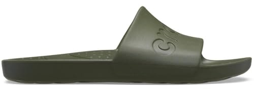 Crocs Crocs Slide, Chanclas Unisex adulto, Army Green, 38/39 EU