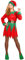 Weihnachtselfen-Kostüm-Set für Damen, Weihnachtskleid, Weihnachtsmann-Helfer-Kostüm, Elfenmütze, Schuhe, Ohren, Gürtel