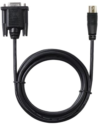 Hwmsza USB PTZ Camera VISCA IN RS-232C Serial Cable DB9 Female to 8-pin MI-N Din VISCA IN RS232 Serial Control Cable