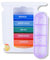 MEDIPILL - Tower Dose Pilulier Semainier Français | Organisation Hebdomadaire des Médicaments | 7 jours | 4 Moments de Prise par Jour | 28 Compartiments | Sans BPA | Une pièce | MED-S28T-A-F