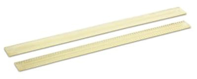 ZDFYHWWQ Genuine for karcher BD50/50 BD50/70 Floor Rubber Squeegee Blade Floor Scrubber Parts Edge Water Retaining Strip(Light Yellow)