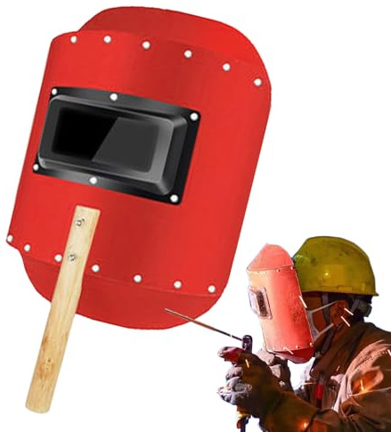 Handheld Welding Mask | Heat-Resistant Welding Shield, Tig Grinding Protector, Nose Mouth Face Protection Helmet, Soldering Cutting Protection Gear For Welders