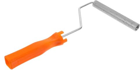 NUOBESTY Estrichwalze Mit Stacheln Aluminium Spike Walze Für Latexböden Selbstnivellierender Entschäumer Mit Griffkomfort Robust Und Verschleißfest Für Glatte Bodenflächen