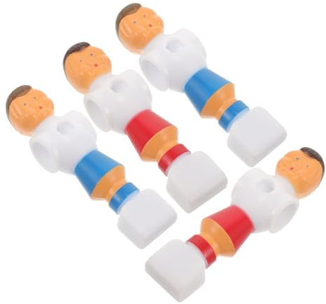 TOYANDONA Tischfußballfiguren mit Einfachen und Eleganten Designs 4 Stück aus Bruchsicherem PVC Geeignet als Ersatzteile für Tischfußballspieler und Fußballkicker
