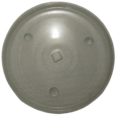 28cm Thickness Quality Microwave Oven Glass Rotary Plate Square Hole Glass Dish Square Core