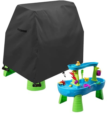 Copertura per tavolo d'acqua per - Step 2 Splash Pond Rain Showers Copertura da tavolo da gioco d'acqua | Coperta di giocattoli all'aperto impermeabile all'acqua e alla polvere per