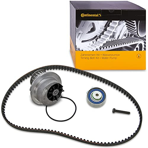 CONTITECH CT874WP2 Wasserpumpe + Zahnriemensatz Zähnezahl: 111 17 mm mit Dichtung Kompatibel mit OPEL Astra G CC T98 Corsa B Schrägheck S93 Astra G Caravan T98 Astra F CC T92 VECTRA B 36