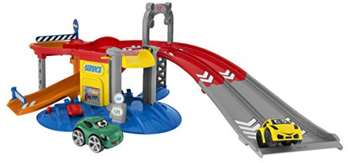 Chicco Turbo Team Stop&Go - Garaje con 2 Coches y 4 Modos de Juego