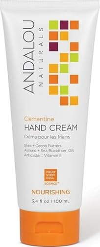 Andalou Naturals Clementine Hand Cream, 3.4 Ounce