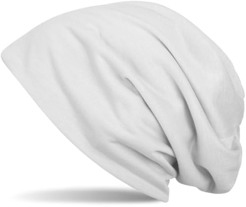 styleBREAKER Unisex Slouch Beanie Baumwollmix 59cm OneSize | 65% Naturfaser 35% Polyester. Bundweite 26cm. Höhe 26cm. elastisch. atmungsaktiv. waschbar 30 Grad. leichte Stoffmütze.
