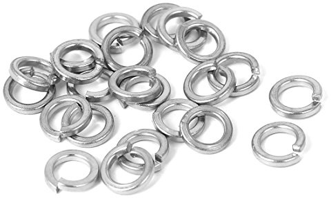 Aexit Rondelle elastiche spaccate a molla a sezione quadrata in acciaio inossidabile diametro 7mm 23PCS ID: 357367