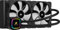 Corsair iCUE H115i RGB PRO XT CPU-Flüssigkeitskühlung (280-mm-Radiator, Zwei 140-mm Corsair ML PWM-Lüfter, 400-2.000 RPM, Dynamischer Multi-Zone-RGB-Pumpenkopf, Einfach Einzubauen) Schwarz
