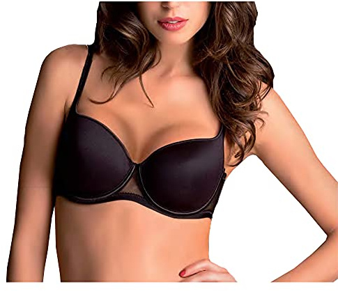 Love and Bra Reggiseno Leggermente Imbottito Coppa C in Microfibra e Tulle
