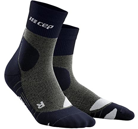 CEP Hiking Merino Mid Cut Socks – Merino-Wandersocken für Damen – Atmungsaktive, blasenarme Trekkingsocken mit 3D Kompression & rutschfestem Sitz für Wandern & Outdoor