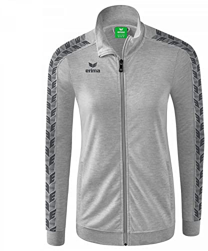 Erima dam Essential Team Tracktop Jacka (2032215), ljusgrå melerad/slate grey, 40