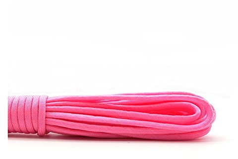 RH-HPC Hochfestes Kletterseil 5 Meter 10 m 20m 31m Paracord 550 Fallschirmkabel Lanyard Typ III 7 Strang Camping Survival Ausrüstung Zelte Seil Klettern im Freien. (Color : 006, Length(m) : 5 Meters)