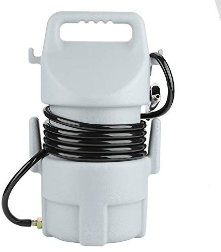 Tragbares Sandstrahlgerät aus Aluminiumlegierung mit Strahlpistole, 15 Fuß Langem Schlauch und 50 Pfund Schwerem Trichter für Stahlsplitt, Glasperlen und Pekannussschalen