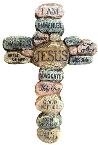 Taprion Jesus Wandkreuz Heiliges Kruzifix Wandkreuz katholisches christliches Geschenk Heimdekoration
