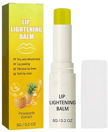 Lip Lightening for Dark Lips,Lip Balm for Smokers,Lip Brightener for Smokers Dark Lip,Lip Scrub for Dark Lips to Lighten,Lip Exfoliator Scrub for Lip Softening & Hydration