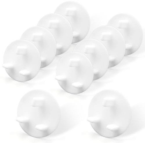 10 Pack Plug Socket Covers UK, Child Proof Home Safe Plug Protectors, Guards Caps Tight Grip Socket Protector for Children Safety Protection at Home and School