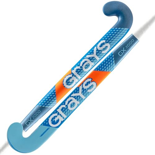 GRAYS GX2000 Dynabow Hockeyschläger aus Verbundmaterial, Blau, 36,5 l