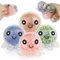 4 Stück Stressball Octopus Leuchtendes,Squishy Anti Stress Bälle,Antistressball Spielzeug Kinder und Erwachsene,Fidget Toy für ADHS,Partytüten Füllstoff Stressabbau Spielzeug für Weihnachten