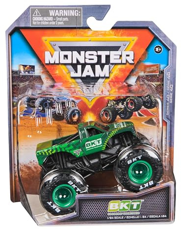 Monster Jam Camión fundido a presión oficial 2025 1:64 Series 40 Arena Favorites BKT