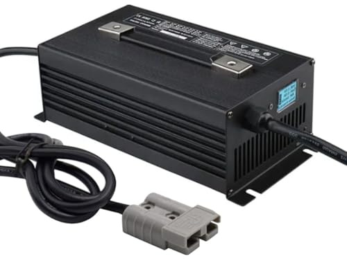HYDTGZ Chargeur de Batterie pour Chariot Élévateur 48 V 25 A avec Prise Anderson 50 A/120 A/175 A/350 A pour Chariot Élévateur Électrique, Gerbeur, Machine Laver et Voiturette de Golf,A,350A