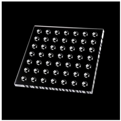 Panneau Perforé En Acrylique Transparent, Plaque De Recouvrement En Plexiglas Pet, DiamèTre Des Trous De 2 Cm, RéSistant Aux Chocs SHAARI(5mm thick,30x35cm)