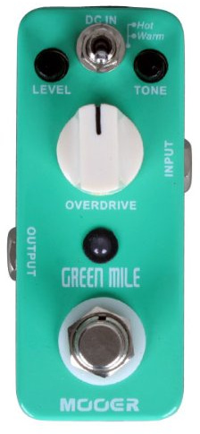 MOOER Green Mile Overdrive Pedal Effektpedal 2 Overdrive True Bypass