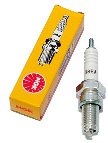 Zündkerze NGK D8EA | NGK D8EA: Bei ungetunten Motoren gleichen Wärmewert nutzen; bei Sport- und Racingmotoren ist eine etwas kältere Kerze ratsam.