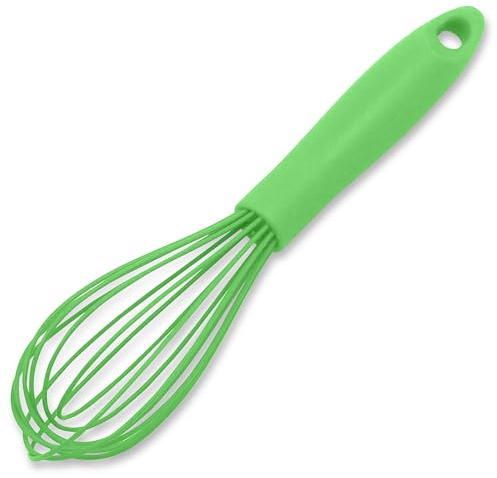 Chef Craft Premium Silicone Wire Cooking Whisk, 10.5 inch, Green
