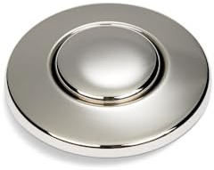 INSINKERATOR Air Switch Decorative Button for INSINKERATOR Dual Outlet Garbage Disposal Air Switch Kit, STC-PN, Polished Nickel