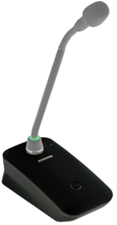 Shure ULXD8 Wireless Desktop Base Transmitter, Black - Gooseneck Microphone Sold Separately, Designed for MX405, MX410(DF), and MX415(DF) Mics | H50 Band (ULXD8=-H50)