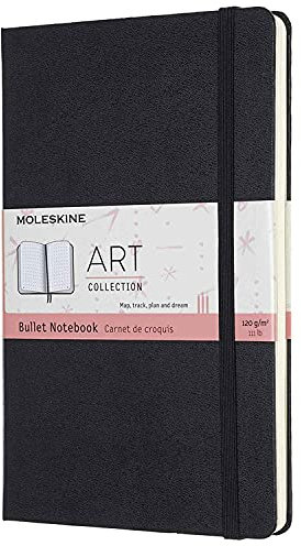 Moleskine BULLET NOTEBOOK LARGE BLACK, 0320255104