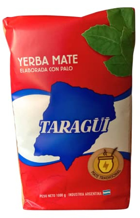 Taragui Yerba Mate Con Palo, 2.2 libras, paquete de 2