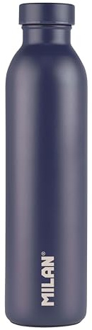 Botella isotérmica de acero inoxidable MILAN 591 ml serie 1918, azul marino