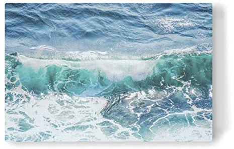 artboxONE Leinwand 150x100 cm Natur The Wave von Manjik
