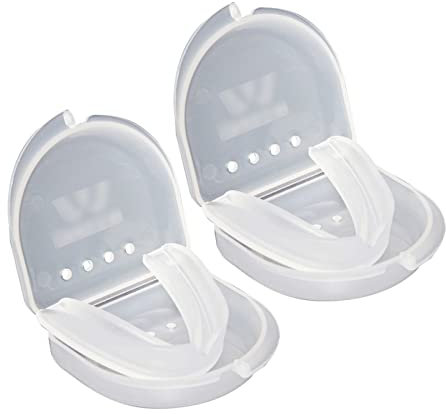 LKZL 2 Stück Mundschutz, Erwachsene und Junior Gum Shield mit Etui, Professioneller Mundschutz, Zahnfleischschutz für Sport für Judo, Boxen, MMA, Karate, Judo, Muay Thai, Kampfsport