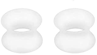 Mesnt 2 Pezzi Dilatatori Lobo 14mm Tappi per Le Orecchie Silicone 9/16 Cerchio Piercing a Tunnel Estensore Dilatatori Lobo Double Flared Flesh Piercing