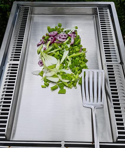 SMOKI Plancha grillplatta av 4 mm tjockt rostfritt stål (20 x 30)