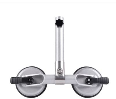 Yearninglife Flagpole Sucker Bracket Multifunctional Car Holder Metal Flag Pole Bracket Magnetic Mount Car Flag Pole Suction Flag Mount Car Flagpole Holders Heavy-Duty Adjustable Sucker (Silver)