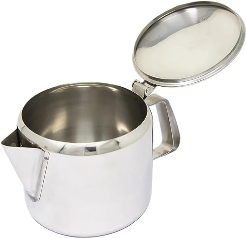 Boxed Stainless Steel Mirror - Finish 24 OZ/0.75 litres Tea Pot | Mirror Finish Easy to Clean | Perfect for Tea and Coffee