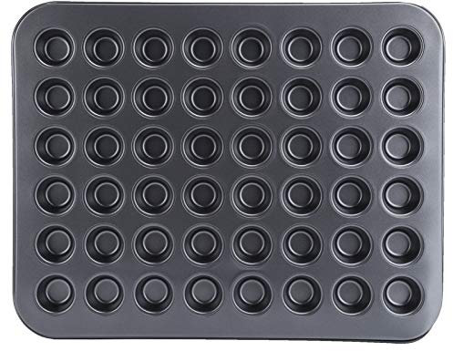Yosoo Health Gear Mini Molde Redondo para Magdalenas, Bandeja, Molde para Hornear, Utensilios para Hornear, Accesorios de Cocina de Acero Al Carbono, Tazas, Molde para Muffins para Horno, Cocina,