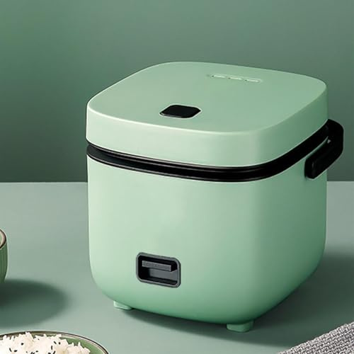 MGHRUE Cuiseurs À Riz Petit 2 Personnes, Petit Cuiseur À Riz, Mini Cuiseur À Boulettes De Riz 1,2 Litre, avec Fonction De Maintien Au Chaud,Vert