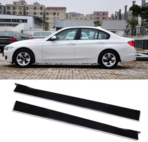 Auto Seitenschweller Verlängerungslippe für BMW 3 Series F30 F80 M3 F82 M4 320i 325i 330i 335i, ABS Seitenschweller Winglet Splitter Spoiler