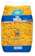 Fideo grueso Hacendado Paquete 500 g Pack 2